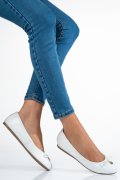BALERINI ALBI PIELE NATURALA 2S775236