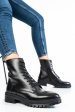 Ghete dama piele naturala negre ws77h54h06