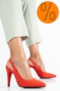 PANTOFI ROSII PIELE NATURALA INTOARSA 1S77909