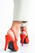 PANTOFI ROSII PIELE NATURALA INTOARSA 1S77909