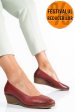 Pantofi bordo piele naturala 1s77084