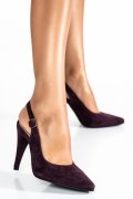 PANTOFI MOV PIELE NATURALA INTOARSA 1S77909