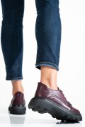 PANTOFI BORDO PIELE NATURALA 2S7722673NP