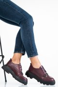 PANTOFI BORDO PIELE NATURALA 2S7722673NP