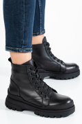 GHETE DAMA PIELE NATURALA NEGRE 222836NP
