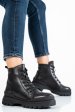 Ghete dama piele naturala negre 222836np