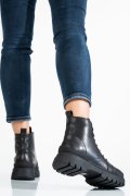 GHETE DAMA PIELE NATURALA NEGRE 222836NP
