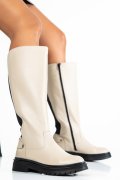 CIZME DAMA PIELE NATURALA  CREM 8566