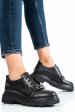 Pantofi negri piele naturala 2s7722673np