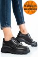 Pantofi negri piele naturala 2s7722673np