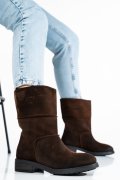 CIZME DAMA PIELE NATURALA INTOARSA MARO 2S778221