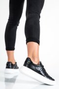 PANTOFI SPORT NEGRI PIELE NATURALA 2S77023