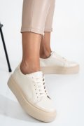PANTOFI SPORT DAMA PIELE NATURALA BEJ 3S77001