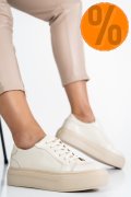 PANTOFI SPORT DAMA PIELE NATURALA BEJ 3S77001