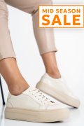 PANTOFI SPORT DAMA PIELE NATURALA BEJ 3S77001