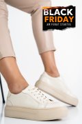 PANTOFI SPORT DAMA PIELE NATURALA BEJ 3S77001