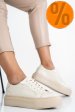 Pantofi sport dama piele naturala bej 3s77001