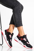 PUMA, PANTOFI SPORT BLACK PINK PIELE NATURALA INTOARSA 3S7752519