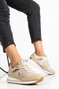 U.S. POLO ASSN, PANTOFI SPORT BEIGE SUEDE FEY003