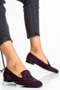 BALERINI VISINII PIELE NATURALA INTOARSA 4S7765