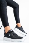 U.S. POLO ASSN, PANTOFI SPORT BLACK WHITE LEE-WMN
