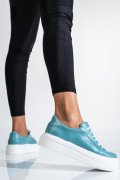 PANTOFI SPORT DAMA PIELE NATURALA BLEU 3S77001