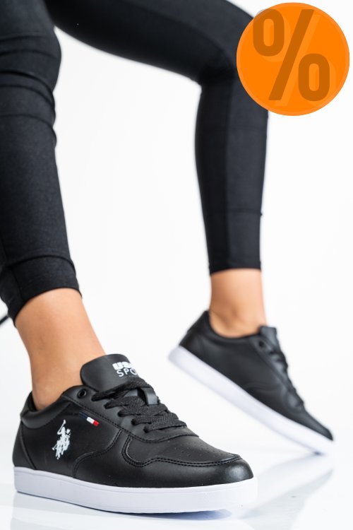 U.s. polo assn, pantofi sport black thunder