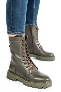 GHETE FEMEI PIELE NATURALA KHAKI 2S7722828NP