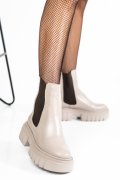 GHETE DAMA PIELE NATURALA  BEJ 2S7722869NP