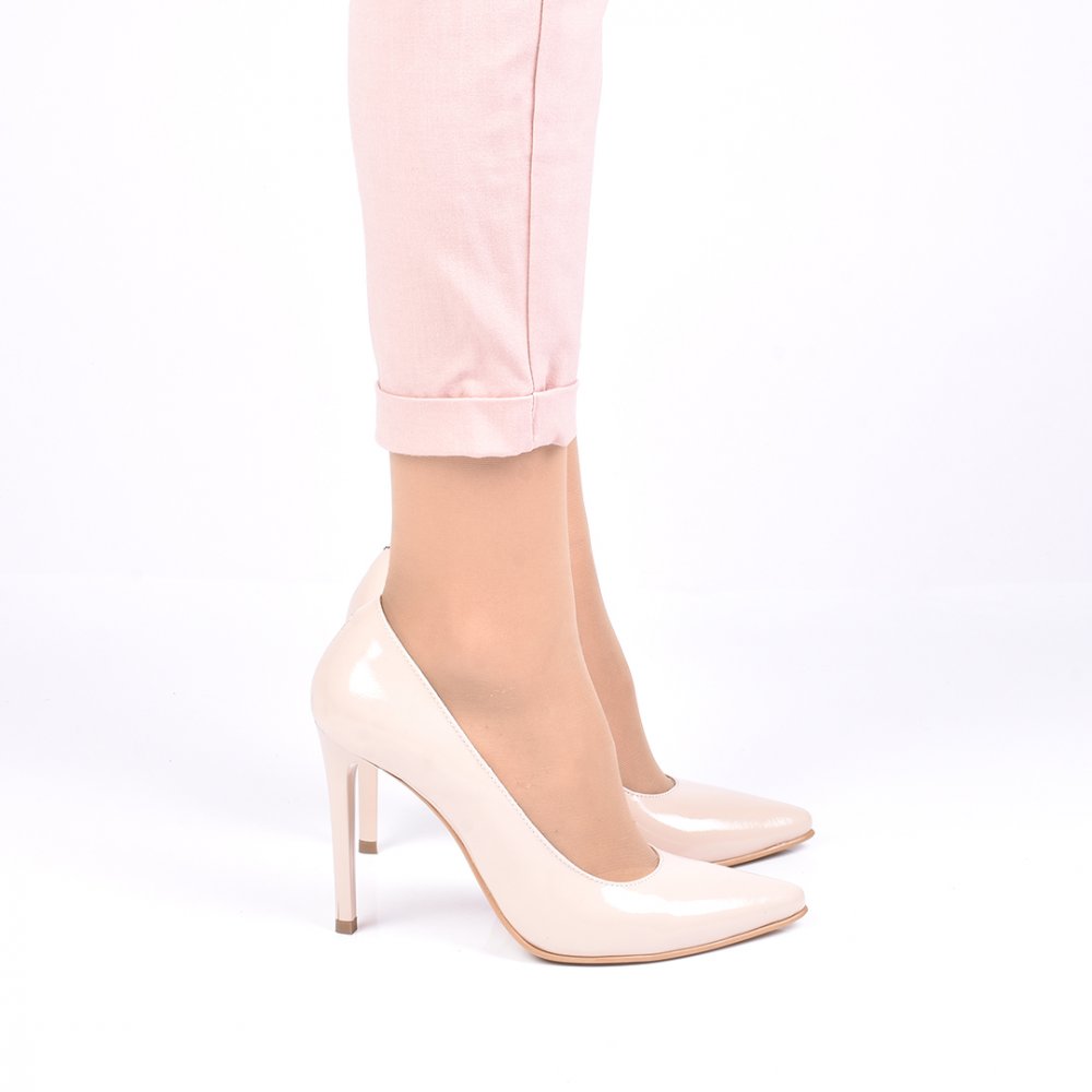 PANTOFI NUDE PIELE NATURALA LACUITA SHEILA
