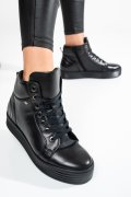 SNEAKERS NEGRI PIELE NATURALA 4S7718300