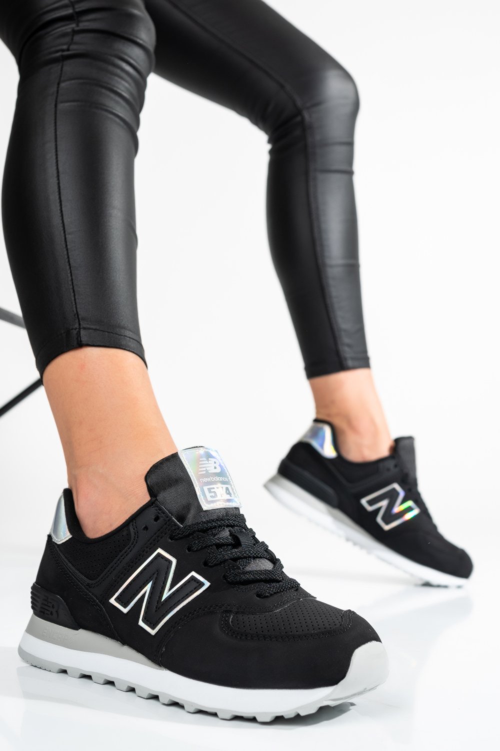 NEW BALANCE, PANTOFI SPORT BLACK WL574HO2