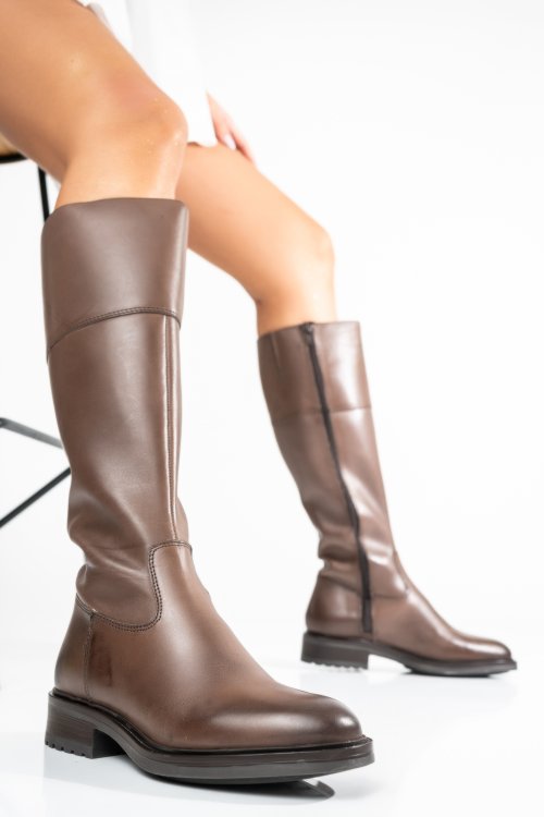 Cizme dama  piele naturala maro ws77b66h05