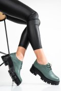 PANTOFI TURCOAZ TALPA NEAGRA PIELE NATURALA 2S77080