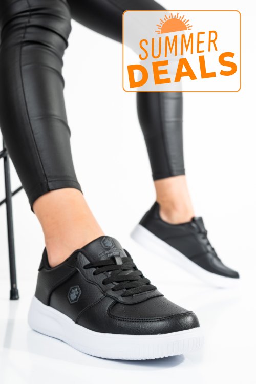 Lumberjack, pantofi sport black finster