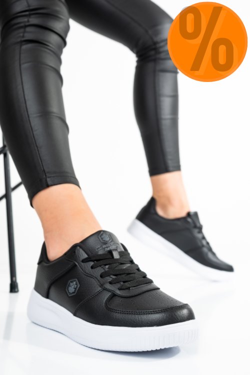 Lumberjack, pantofi sport black finster