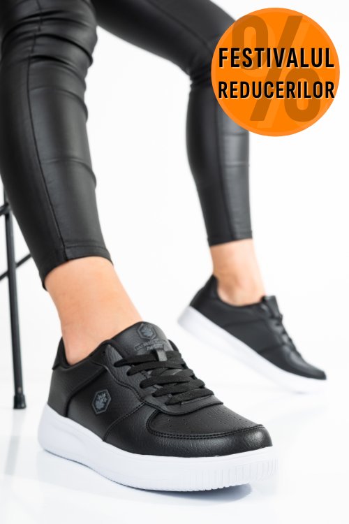 Lumberjack, pantofi sport black finster