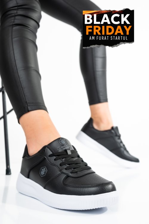 Lumberjack, pantofi sport black finster
