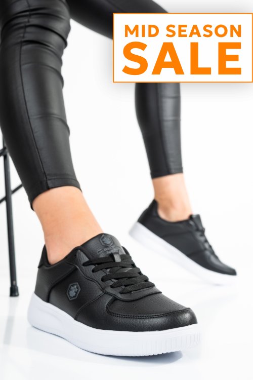 Lumberjack, pantofi sport black finster