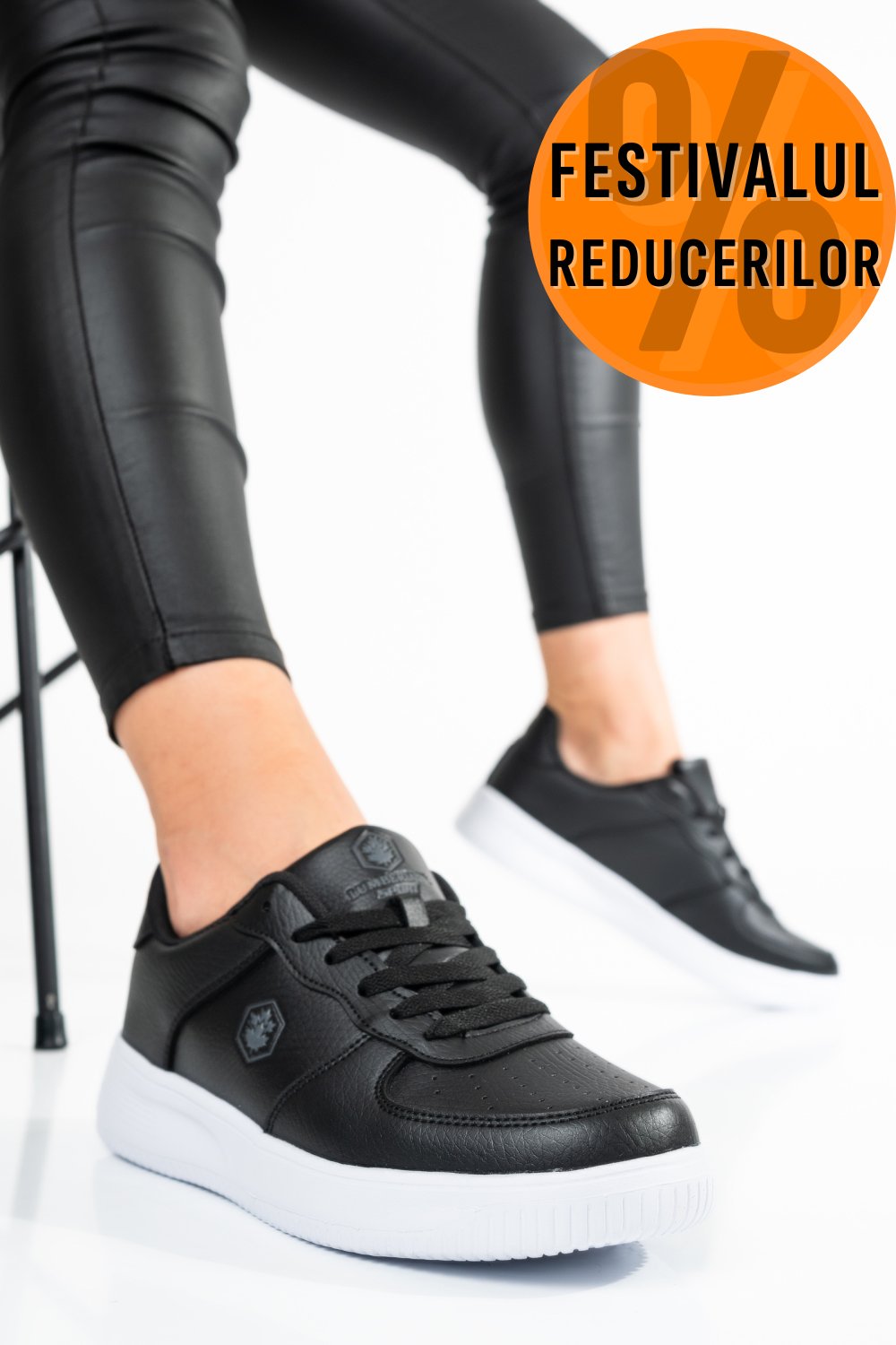 LUMBERJACK, PANTOFI SPORT BLACK FINSTER