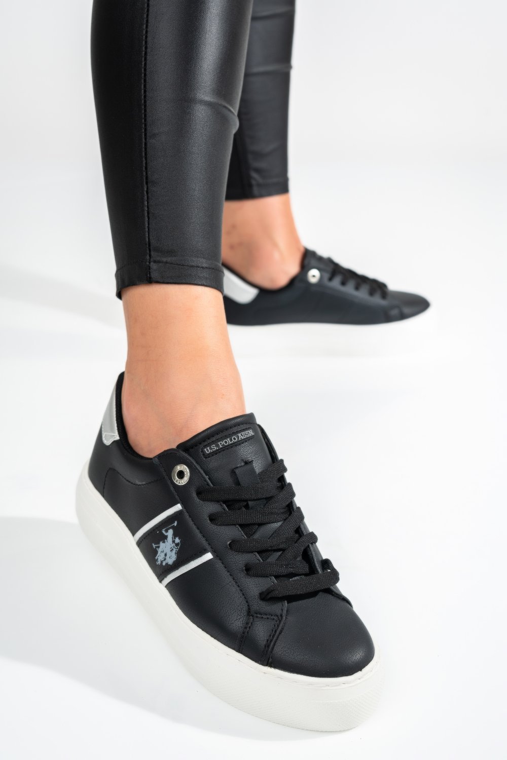 U.S. POLO ASSN, PANTOFI SPORT BLACK TAMOS