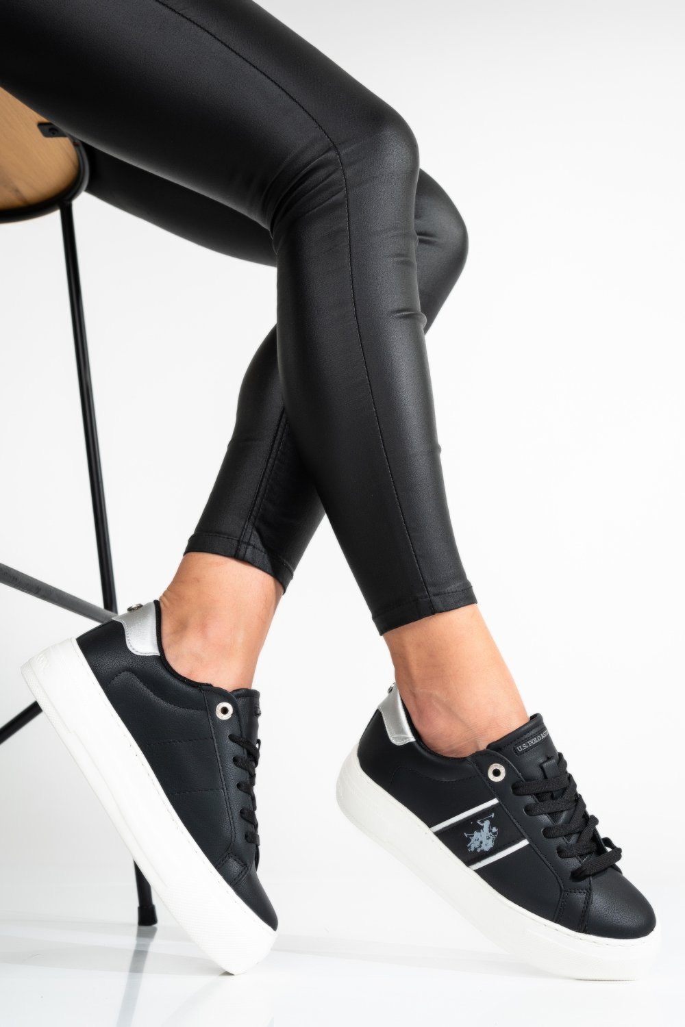 U.S. POLO ASSN, PANTOFI SPORT BLACK TAMOS