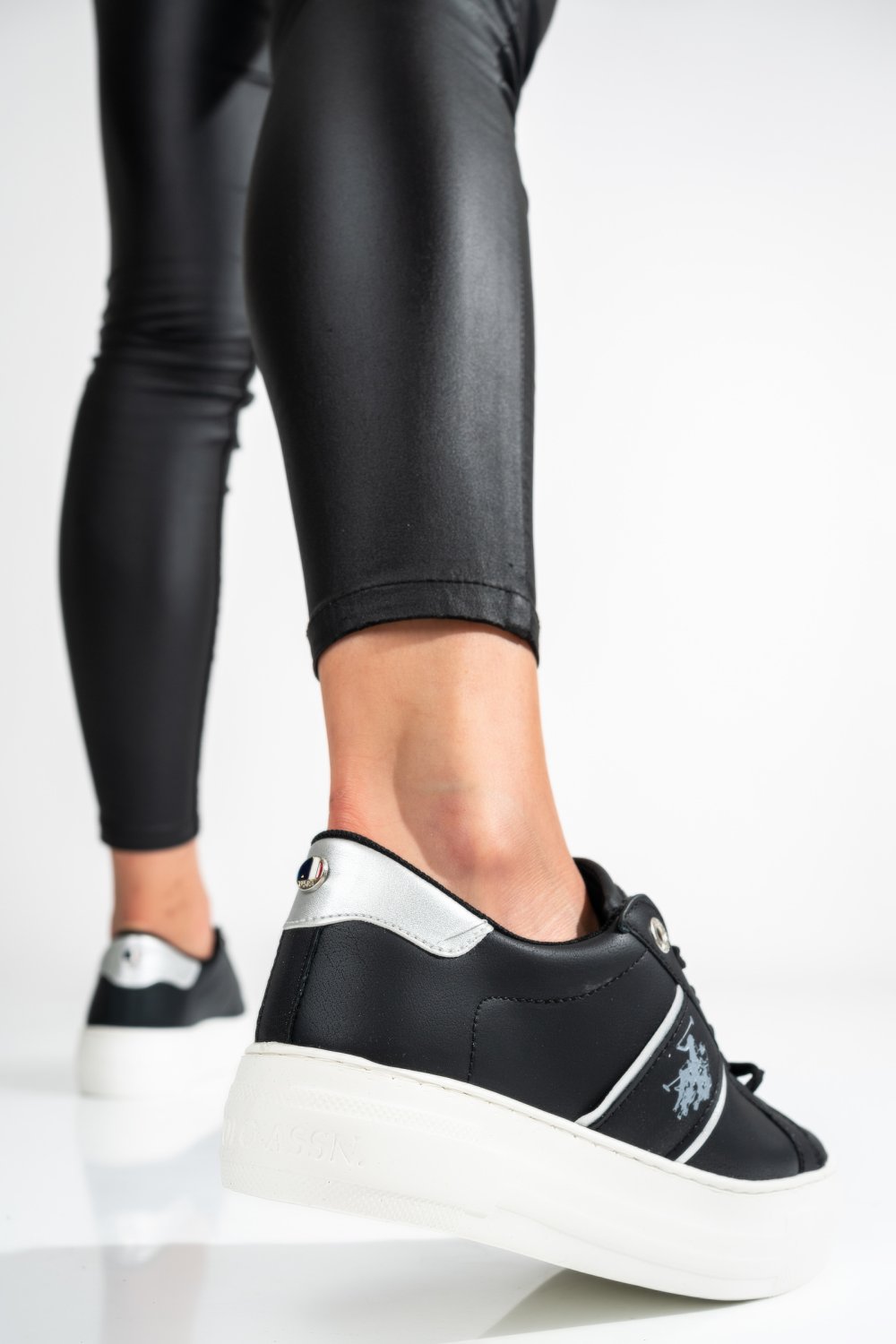U.S. POLO ASSN, PANTOFI SPORT BLACK TAMOS