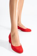 PANTOFI ROSII PIELE NATURALA INTOARSA 3S77480