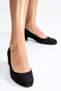 PANTOFI DAMA GUBAN PIELE NATURALA INTOARSA NEGRI 3S77480