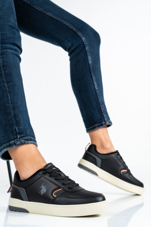 U.s. polo assn, pantofi sport black okita