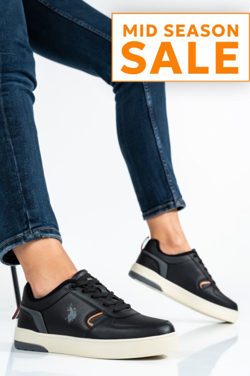 U.s. polo assn, pantofi sport black okita