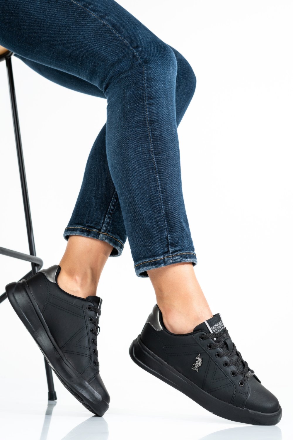 U.S. POLO ASSN, PANTOFI SPORT BLACK EXTRA-1PR