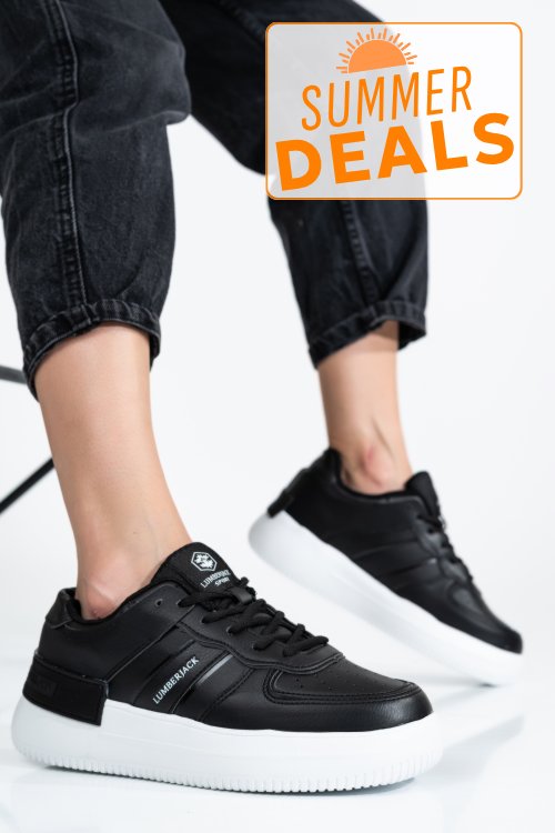 Lumberjack, pantofi sport black freya
