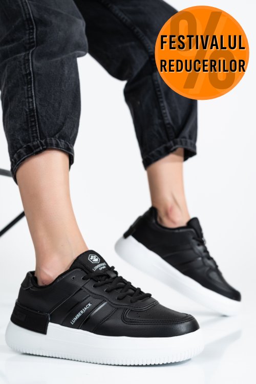 Lumberjack, pantofi sport black freya